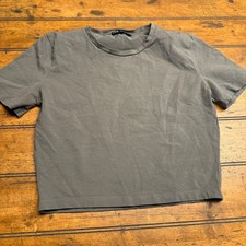 Zara Basic Crop Top Manica