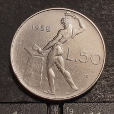 REPUBBLICA  50 LIRE 1958