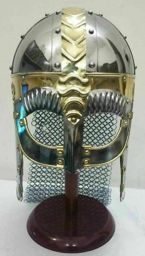 Elmetto maschera vichinga con