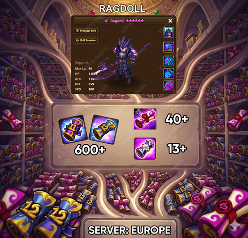 Summoners war ld5 ragdoll - summoners, eu!