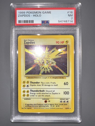 1999 zapdos set base holo - 1999, eng
