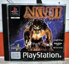 AKUJI THE HEARTLESS PS1 PLAYSTATION 1 ACTION COVER ITA-ESP GIOCO ENG FRA DEU, A