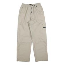 Pantaloni Donna Beige Relaxed