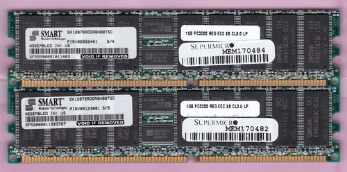 Kit memoria 2x1 gb - gb,