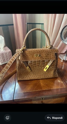 Borsa coccodrillo donna - borsa,