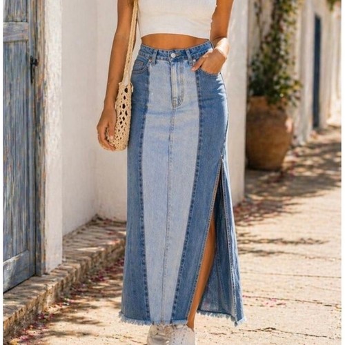 Gonna denim patchwork zara - gonna,