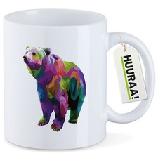 Tazza caffè orso colorato