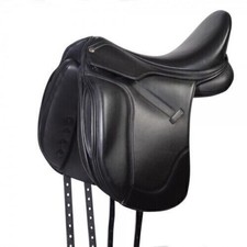 Sella da dressage in pelle con