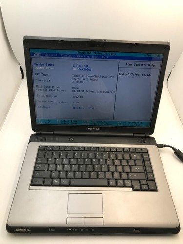 Toshiba satellite l300 intel - toshiba,
