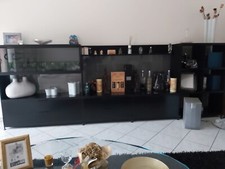 parete attrezza moderna , come nuova ,vetrinetta