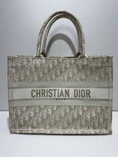 Medium Dior Book Tote White