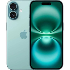 iPhone 16, Verde teal, 128GB