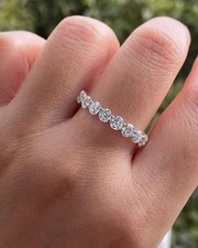 Fede Nuziale Moissanite