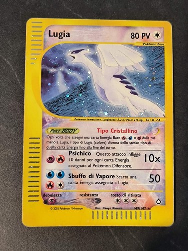 Pokemon lugia crystal - lugia, 149/147