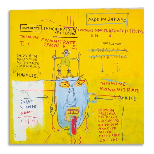 Quadro basquiat stampa tela - basquiat,