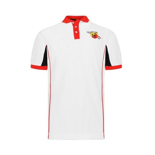 Polo abarth corse bianco - polo,