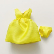 Vestito babydoll giallo