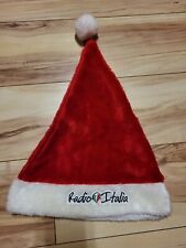 Cappello di Babbo Natale Realizzato da Radio Italia con Logo Ufficiale