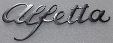 Scritta Alfetta per Alfa Romeo Berlina 1^ serie scudo stretto - usato