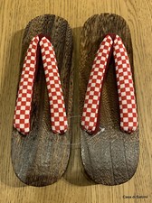 Geta Sandali Giapponesi Donna Yukata Kimono げた 下駄 misura 39 mod.11