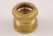 RACCORDO AUTOCARTELLANTE INOX CORRUGATO SOLARE DN12-16-20-25-32 FILETTO FEMMINA