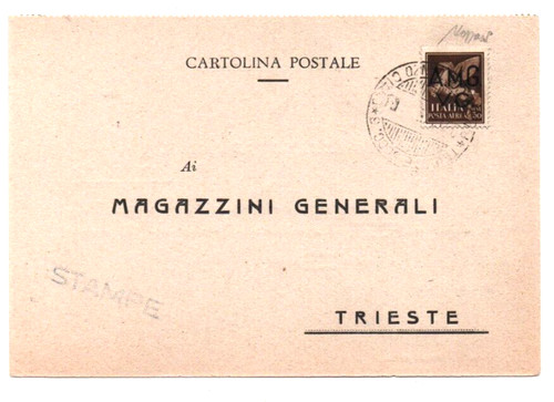 Amg trieste 1945 raro - amg,