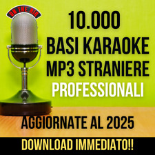 SOLO STRANIERE Basi per KARAOKE MP3 CON TESTO AGGIORNATE 2025 INVIO IMMEDIATO