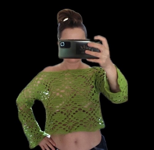 Maglia all uncinetto fatto - maglia, all’