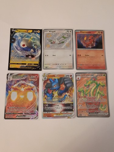 Lotto carte pokemon lucario - carte,