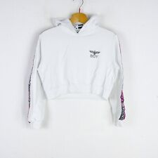 Felpa Boy London Taglia XS Streetwear Donna Comodo Moderno Logo Bianco