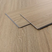 Parquet in vinile PVC pavimento a incastro marrone chiaro quercia 7 pz 1,54  m²
