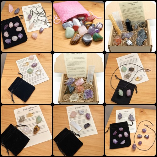 Fossils and crystal - and, healing