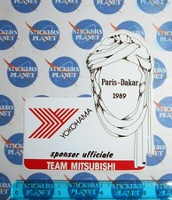 ADESIVO STICKER AUTOCOLLANT VINTAGE AUTO MOTO TUNING YOKOHAMA PARIS DAKAR '89