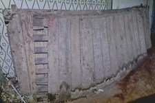 portone antico in legno massiccio 2ante