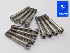 Kit bulloni pinza freno anteriore titanio Kawasaki ZZR1400 Ti cono / flangia / corsa