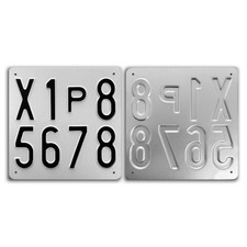 REPLICA TARGA PROVA ITALIANA CATARIFRANGENTE CON P A RILIEVO