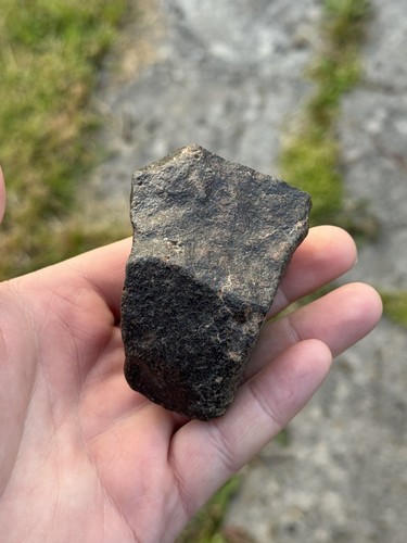 Meteorite fusion crust 320g - fusion,