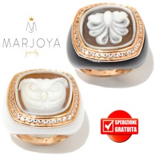 Anello con cammeo e onice