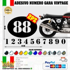 Numeri adesivi vintage - adesivi,