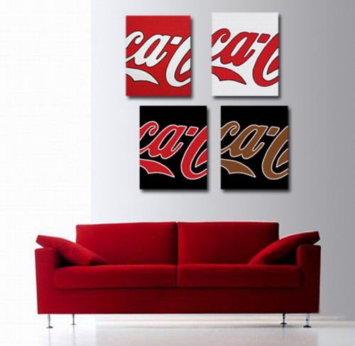 Quadri pop art coca - coca, cola