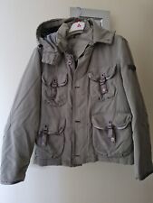 giacca in piuma ragazzo Peuterey tg.XXL color verde salvia, usata, segno usura