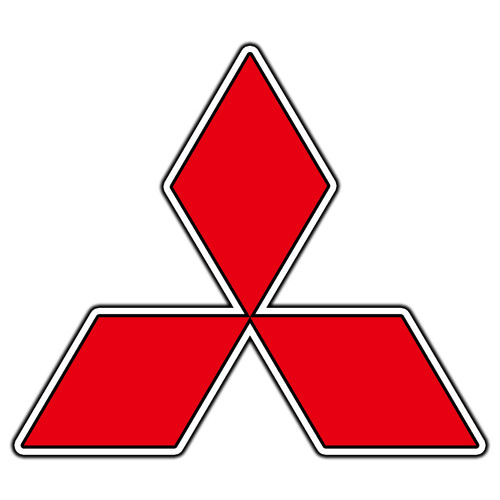 Adesivo logo mitsubishi 1 - mitsubishi, #1