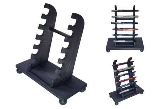 Ebonised pen stand rack holder - rack,