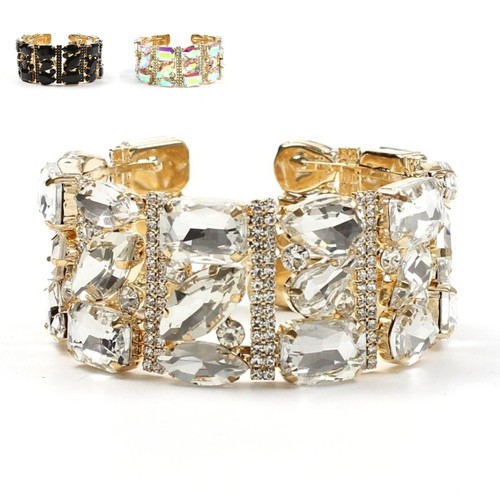 Bracciale donna con strass - , e