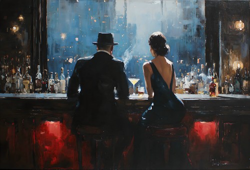Wine bar figure - , donne