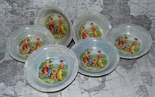 CERAMICA LOMBARDA MILANO SERVIZIO MACEDONIA 6 CIOTOLE A 30 ANGELICA KAUFFMAN CA