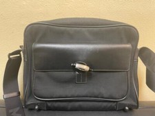 Borsa cartella Montblanc pelle e tessuto con tracolla