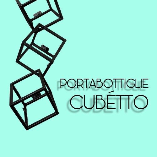 Portabottiglie cubétto - portabottiglie,