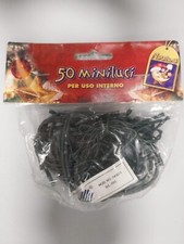 Serie Lineare 50 miniluci luce fissa bianche uso interno Nataluna incandescenza