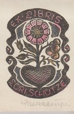 Allemagne. ex-libris Schutze